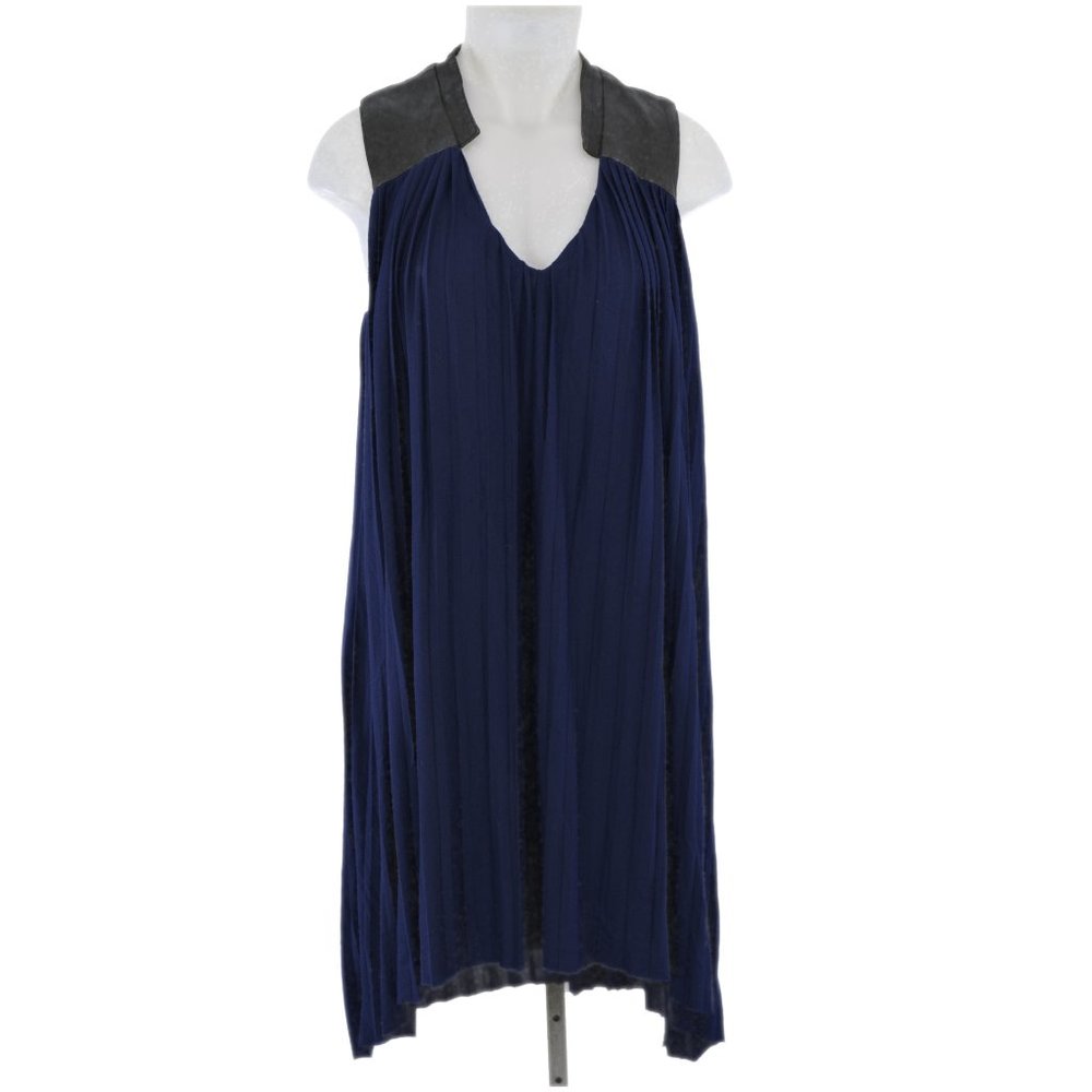 Anna Catherine Navy Sleeveless Lined Dress (M)